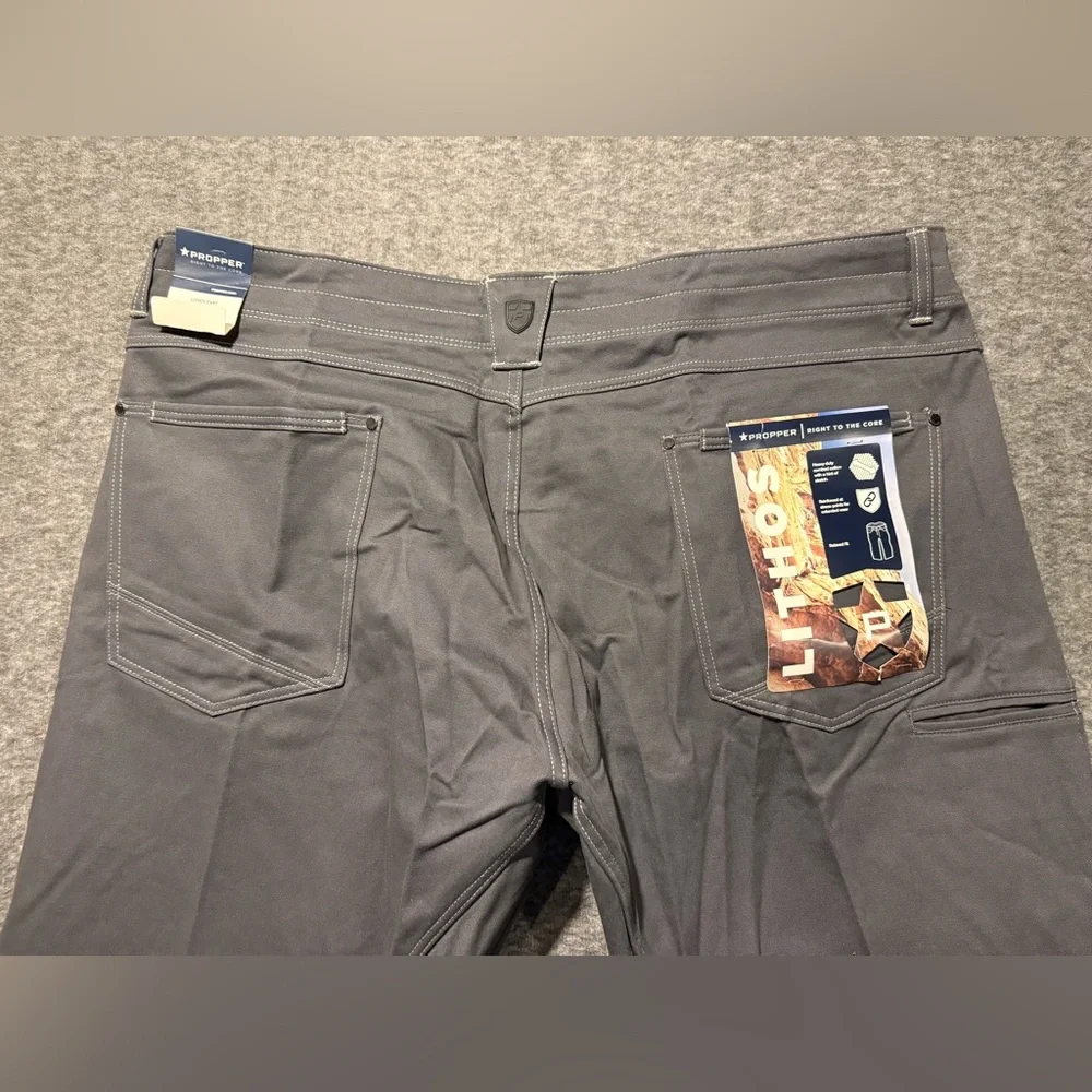 Propper Lithos pants mens 42x32 gray reinforced work stretch durable relaxed NWT